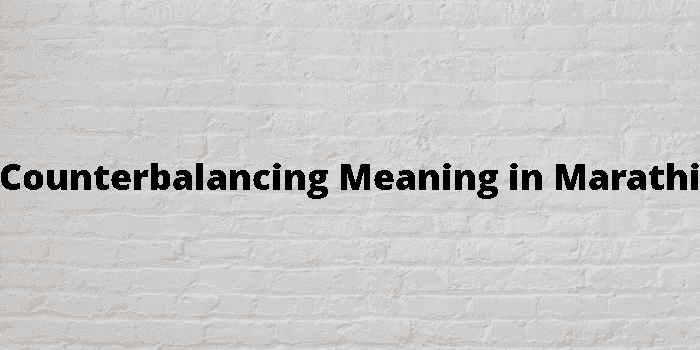 counterbalancing