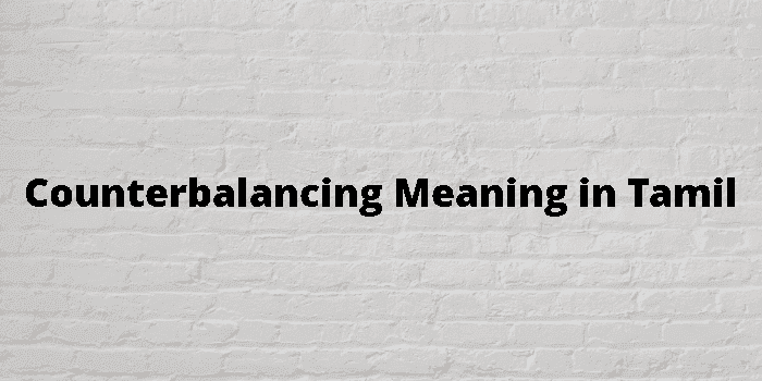 counterbalancing