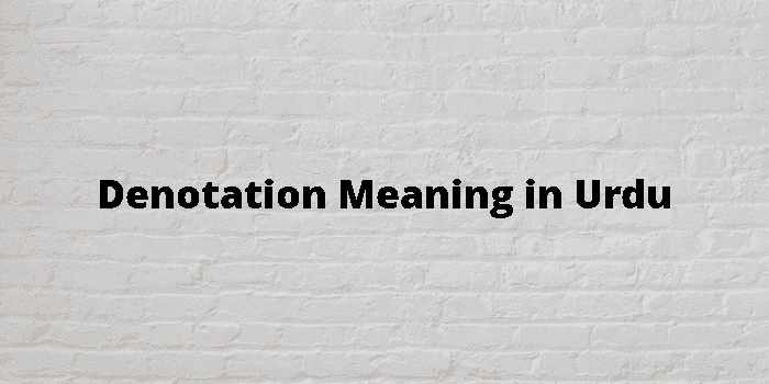 denotation