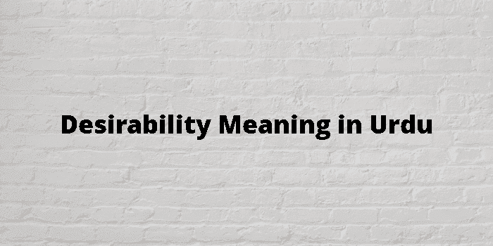 desirability