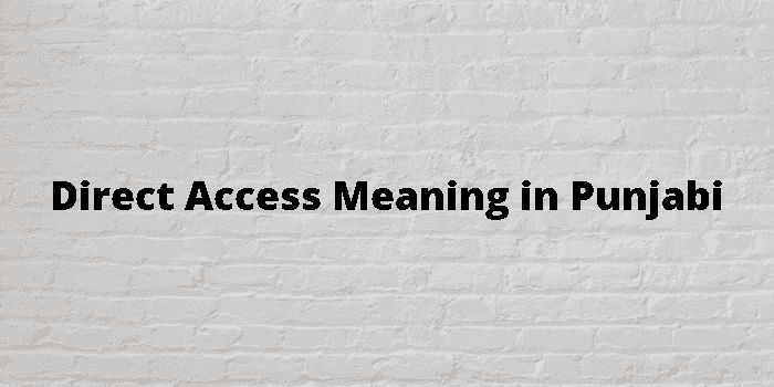 direct access