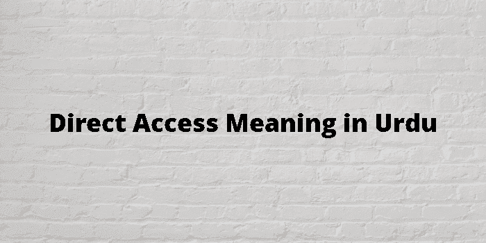 direct access