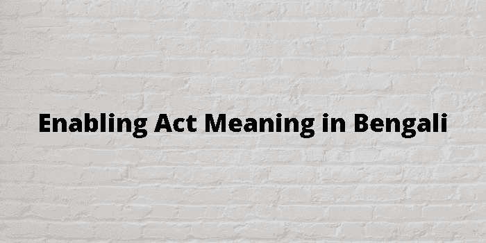 enabling act