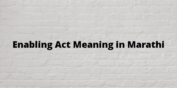 enabling act