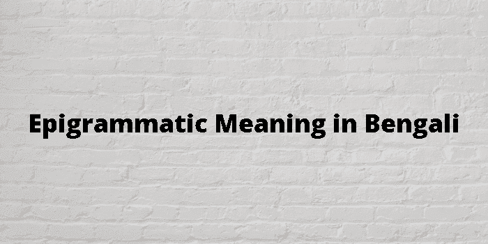 epigrammatic