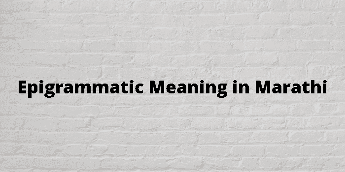 epigrammatic