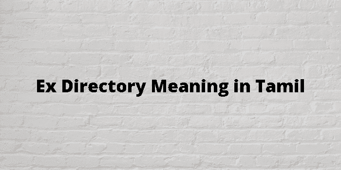 ex directory