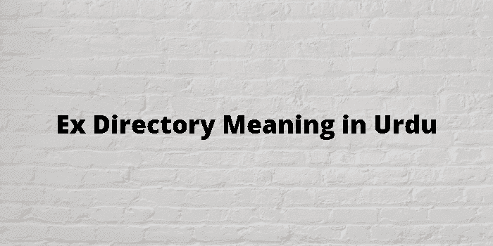 ex directory