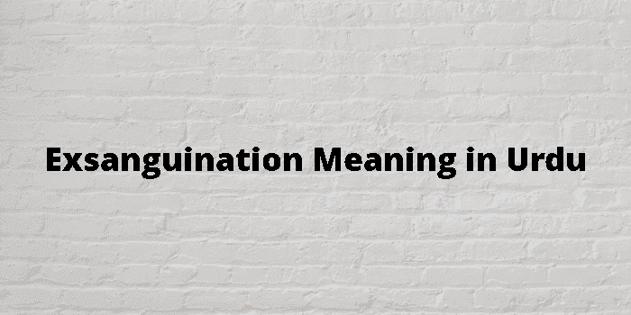 exsanguination