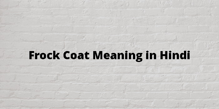 frock coat