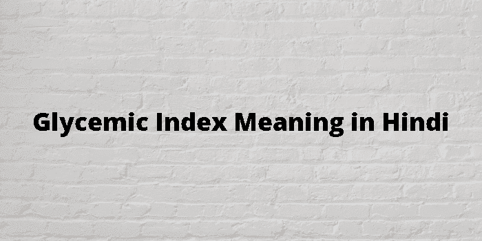 glycemic index