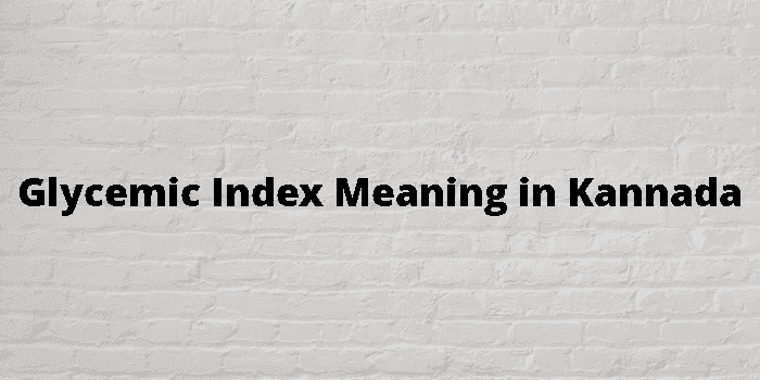 glycemic index