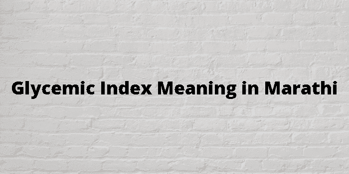 glycemic index