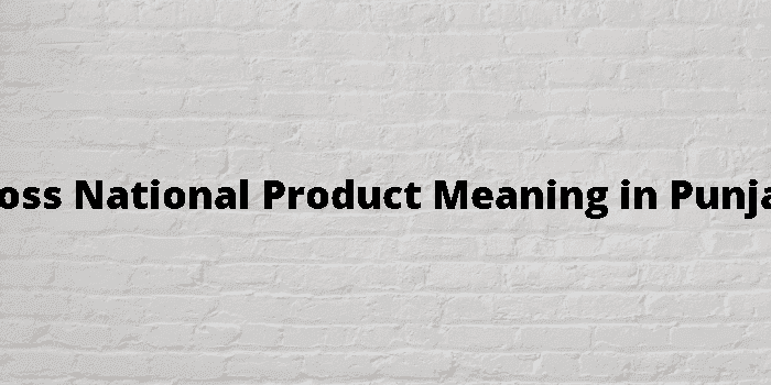 gross national product