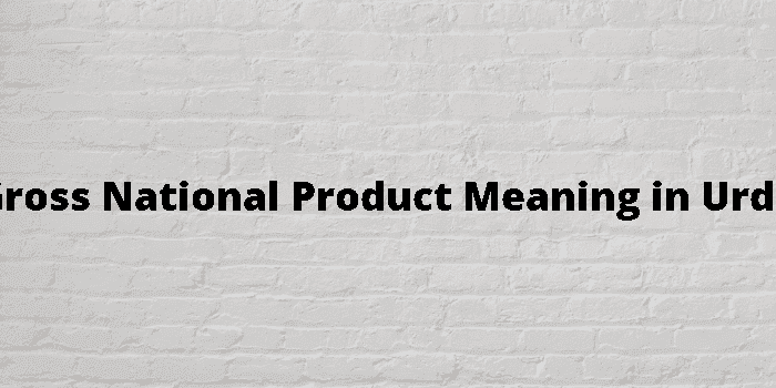 gross national product