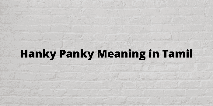 hanky panky