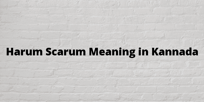 harum scarum