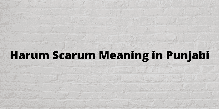 harum scarum