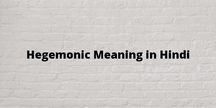 hegemonic