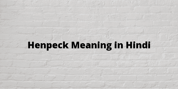 henpeck