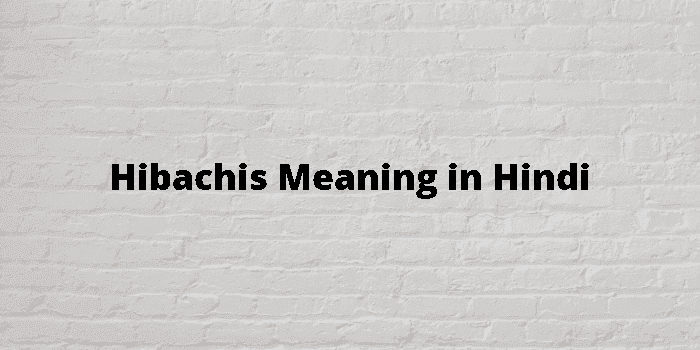 hibachis