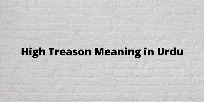 high treason