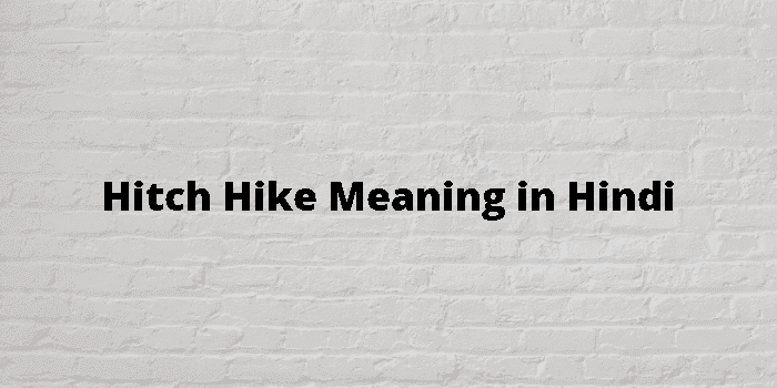 hitch hike