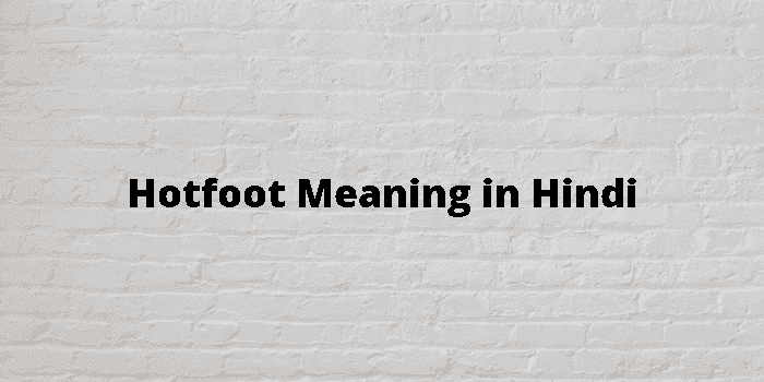 hotfoot