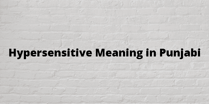 hypersensitive