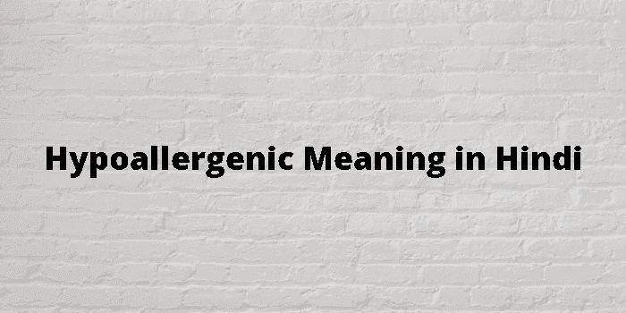 hypoallergenic