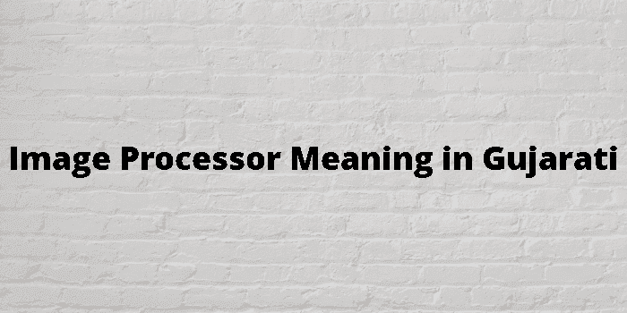 image processor