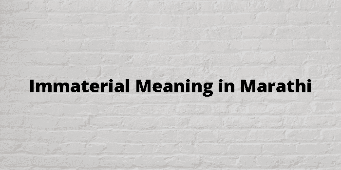 immaterial