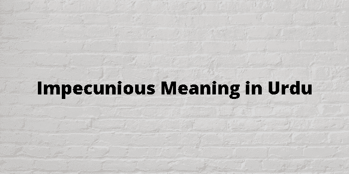 impecunious