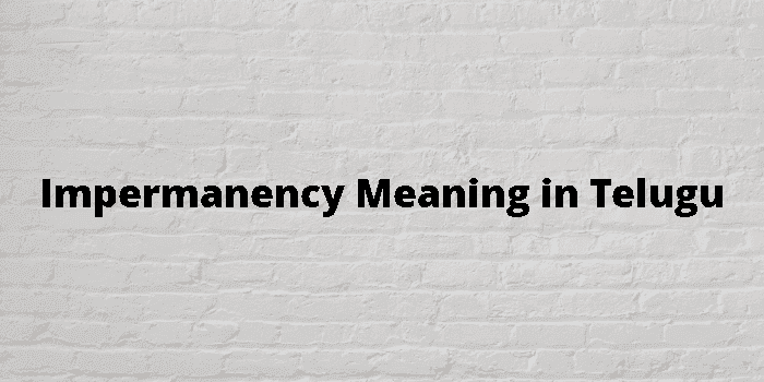 impermanency