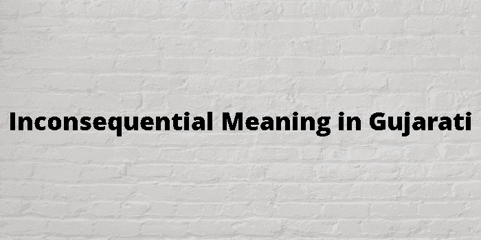 inconsequential