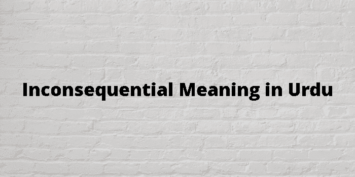 inconsequential