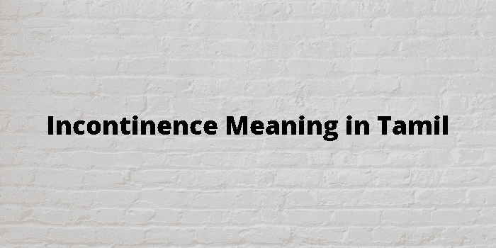 incontinence