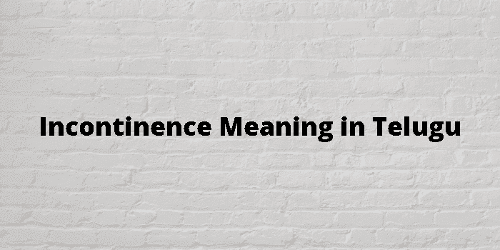 incontinence