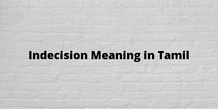 indecision