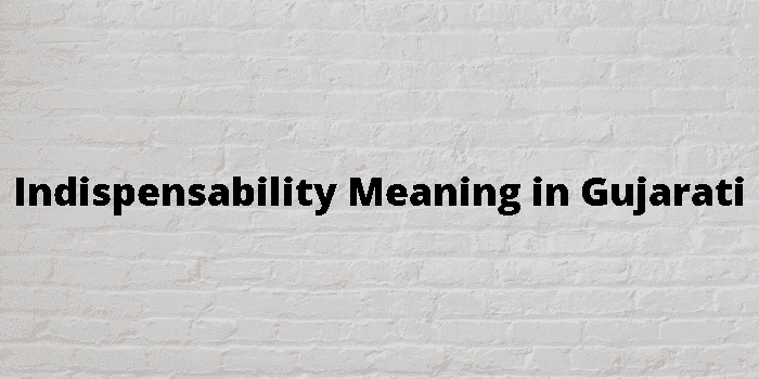 indispensability