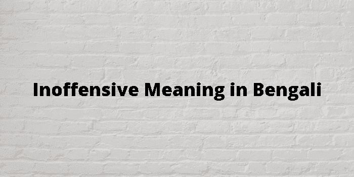 inoffensive