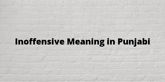 inoffensive