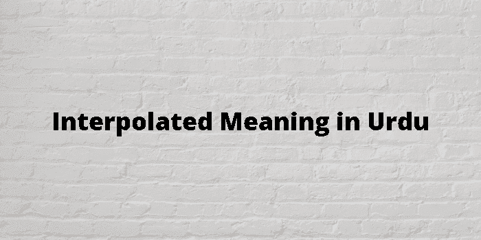 interpolated