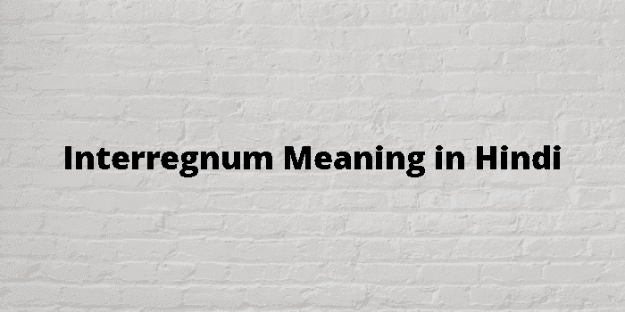 interregnum