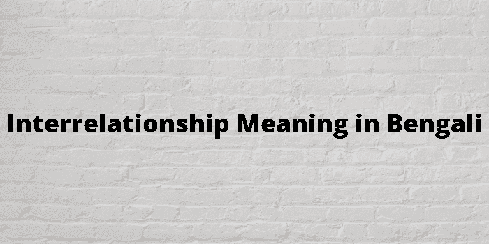 interrelationship