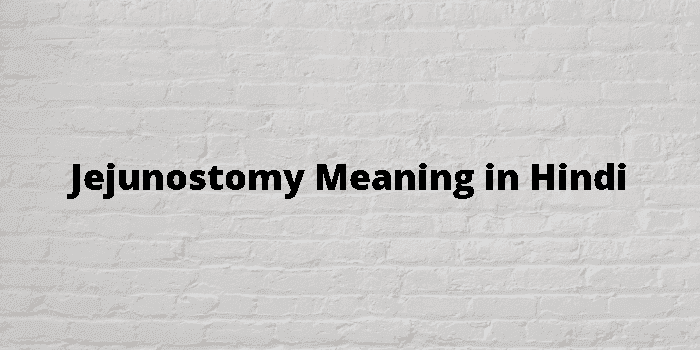 jejunostomy