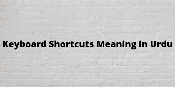 keyboard shortcuts