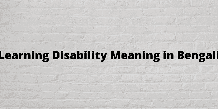 learning disability