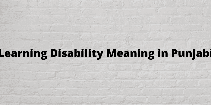 learning disability