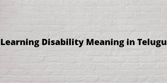 learning disability